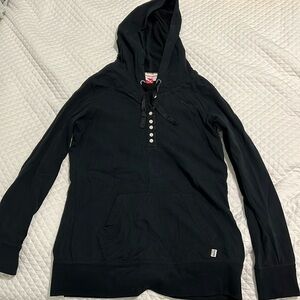 Puma Hooded Super Soft Cotton Black Sweatshirt size M